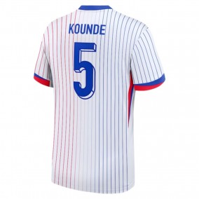 Seconda Maglia Francia Kounde 5 Euro 2024